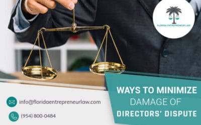 Ways To Minimize Damage Of Directors’ Dispute