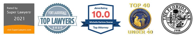 Image of award badges for Top Lawyers and Super rated lawyers